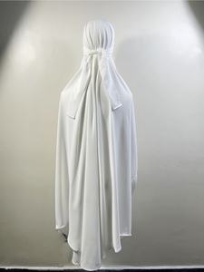 Yiwu <span class=keywords><strong>YUXI</strong></span> 2023 Offre Spéciale à manches longues robe Abaya vêtements traditionnels islamiques prière musulman Khimar Hijab Abaya - Product Image 5