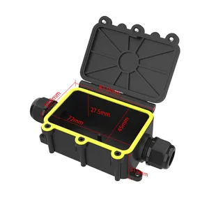 Ip68 Waterproof Junction Box Factory Wholesales Small Plastic Ip68 Power Cable 2 Way Street Light Plastic Waterproof Electrical Junction Box