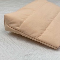 Fluffy Girl Cosmetic Organizer Bag Cotton Rembourré Soft Beauty Zipper Pouch Waterproof Puffy Plush Makeup Bag Custom Logo