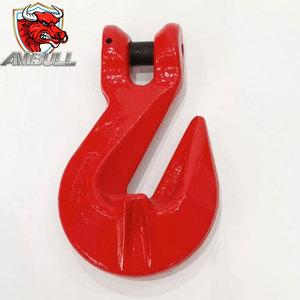 Nhà Máy Giá Rẻ Giá Chuỗi Trailer Sling Tải Móc An Toàn Chuỗi Kéo Móc G80 Hợp Kim <span class=keywords><strong>Clevis</strong></span> Lấy Móc - Product Image 1