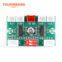 Module amplificateur audio numérique miniature 4 canaux 4*3W PAM8403 DIY USB 5V Petit amplificateur stéréo Carte amplificateur XH-A156