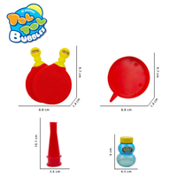 Kit de jeu de balle à bulles incassable et élastique pour enfants, idéal pour les fêtes en extérieur et les activités de jeu avec du savon à bulles