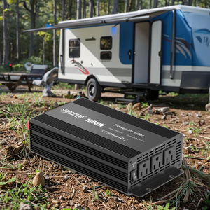 Convertisseur de puissance 1000 watts avec chargeur, convertisseur de puissance sinusoïdale et convertisseurs, puissance de pointe de 2000 watts - Product Image 3