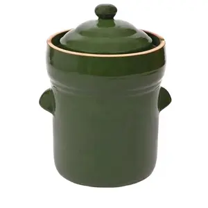 批发中国陶瓷花园泡菜罐厨房发酵瓦罐堆肥箱