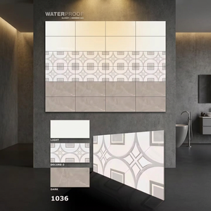 Qualité supérieure 300x600mm 12x24 Porcelaine Marbre Salle de bain Carreaux muraux en céramique 30x60cm Intérieur Matériaux de construction Fournisseur d'usine - Product Image 3