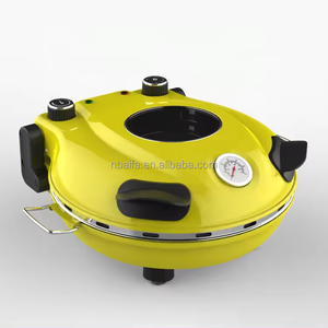 Máquina eléctrica para hacer Pizza Aifa, automática con piedra de cocina de cerámica, uso doméstico, cortador de madera, hornos para Pizza - Product Image 4