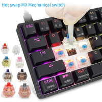 Clavier skyloong 60% gateron à faible latence, interrupteurs optiques, capuchons de touches PBT, rvb, mini clavier de jeu pour le fabricant d'origine
