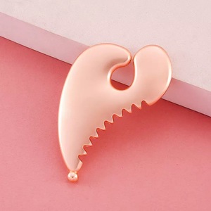 Planche Gua Sha en forme de larme en acier inoxydable, outil de <span class=keywords><strong>massage</strong></span> facial liftant, stimulation des points d'acupuncture, libération des fascias, planche de raclage - Product Image 6