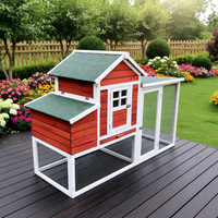 Maison pour animaux de compagnie en bois de taille moyenne, personnalisable, de luxe, moderne, imperméable, écologique, avec imprimé tendance, pour l'hiver, pour l'extérieur
