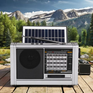 Solar-Powered Multi-Band FM/AM/SW Portable Radio, USB/TF MP3 Player with LED Light for Emergency & Outdoor - Product Image 3