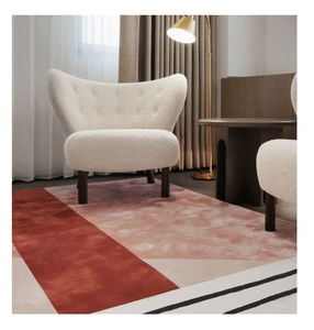 Di fascia alta di lusso in oro linee a mano Tufted <span class=keywords><strong>tappeto</strong></span> in lana Tencel per soggiorno 100% zona <span class=keywords><strong>viscosa</strong></span> <span class=keywords><strong>tappeto</strong></span> per camera da letto - Product Image 5