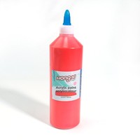 Kit de peinture acrylique haute brillance 24 couleurs 500 ml pour enfants, idéal pour le graffiti, le gypse, les cerfs-volants, les poupées en vinyle, haute viscosité, imperméable, pour toile et verre