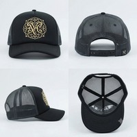 Gorras de Golf Profesionales Personalizadas de Fábrica OEM con Estampado 3D en Relieve y Malla de Espuma, Gorras Trucker de 5 Paneles para Hombre al por Mayor