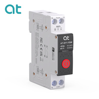 Disjoncteur intelligent Wi-Fi mini AT EWELINK 1P 1-63A avec contrôle à distance, mesure, minuterie et protection contre les fuites pour maison connectée