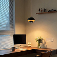 Lampe suspendue réglable en chrome noir de luxe Aisilan pour table à manger, îlot de cuisine, lampe suspendue LED