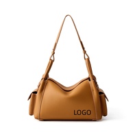 Sac fourre-tout de luxe en cuir véritable avec fermeture éclair étanche, design personnalisé OEM ODM, sac à bandoulière grande capacité pour femme