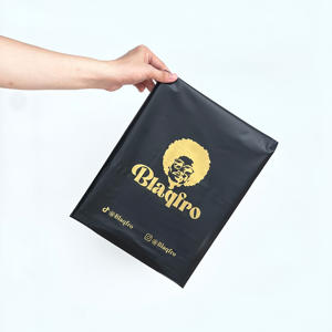 Sacs d'expédition en polyéthylène gris avec logo personnalisé, emballage pour vêtements, imperméables, pour chaussures en tissu, traitement de surface imprimé, service de messagerie - Product Image 3