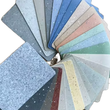 Customizable Size Multi Pattern Factory Straight PVC 2mm Homogeneous Transparent Elastic Flooring for Mall Decoration