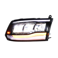 Phares LED modifiés pour Dodge Ram 2009-2018, phares LED DRL, clignotants, feux de route, 12V