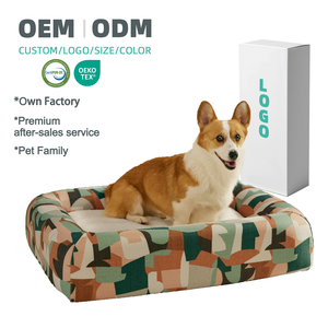 Maßgefertigte Orthopädische Hundebetten Memory-Schaum Hundebett für Große Hunde mit Strapazierfähigem Reißverschluss - Product Image 1
