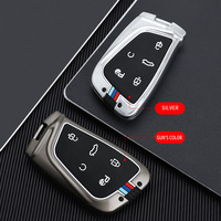 Étui de protection pour clé de voiture en alliage de zinc et gel de silice pour DongFeng AEOLUS FORTHING Fengon HUGE MAGE, porte-clés, accessoires de sac