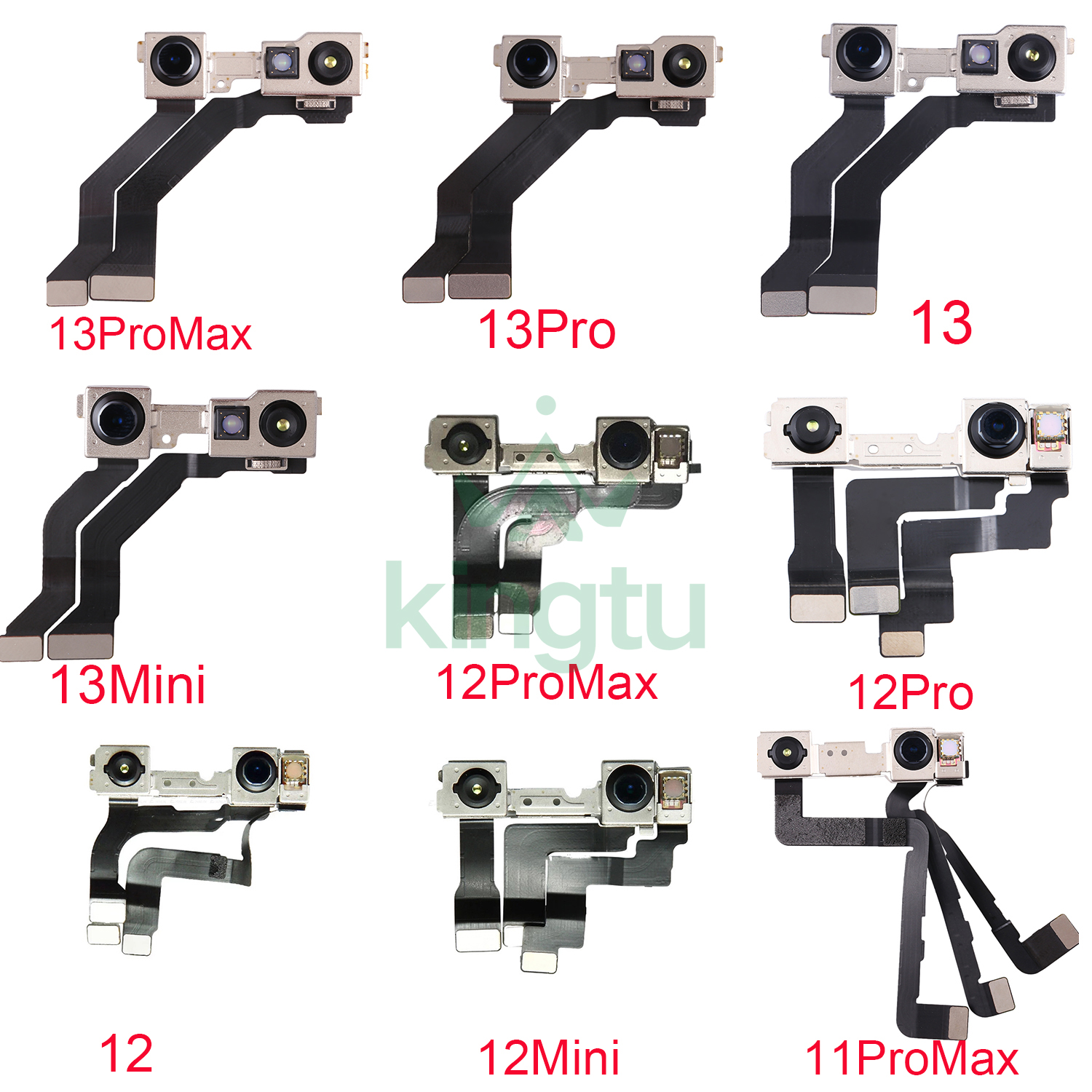 Запчасти для мобильного телефона фронтальная камера Flex для iPhone 6 7 8 X XR XS Max 11 12Mini 13 14 14Plus Pro Max