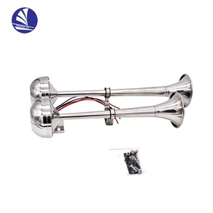 Nouveau 12v /24V Double Trompettes/klaxon Inoxydable 304 Navire Électrique Marine Bateau Électronique - Product Image 2