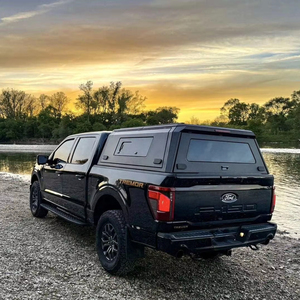 เปลือกแคมเปอร์พร้อมกล่องเก็บของเต็มเตียงสำหรับ Ford F150 GMC Canyon Toyota Tacoma <span class=keywords><strong>Tundra</strong></span> 5.5ฟุตนิสสันไททัน<span class=keywords><strong>2012</strong></span>ไป2024 - Product Image 1
