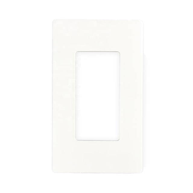 Hot Sale US Style Jumbo 1 Gang Wall Light Switch Plate Outlet Cover Screwless Wallplate Listed Wall Socket Cover 15A 125V NFC