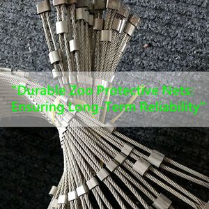 Vente directe usine – Treillis métallique en acier inoxydable SUS316, durable, tissé, imperméable et écologique pour petits animaux de <span class=keywords><strong>zoo</strong></span> - Product Image 3