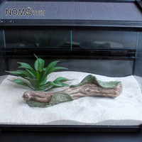 NOMOYPET Grande Branche d'Arbre Artificielle pour Reptiles, Perchoir d'Escalade, Ornement d'Habitat de Terrarium pour Animaux de Compagnie Reptiles