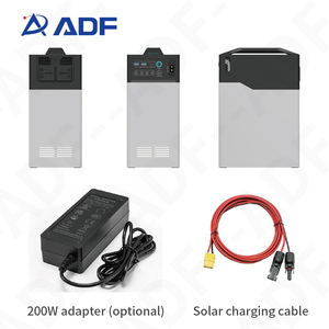 แบตเตอรี่สำรองพลังงานกลางแจ้ง ADF 300W กำลังไฟ 1000Wh แบบพกพา ช่องเสียบ Type C สำหรับใช้ในบ้านและโซลาร์เซลล์ - Product Image 4