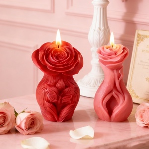 Molde de Silicona Creativo para Velas con Forma de Rosa y Cuerpo Humano para el Día de San Valentín, Marca TangChu - Product Image 3