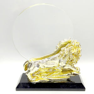 Medalla de Cristal con Diseño de <span class=keywords><strong>León</strong></span>, Resistente y Duradera, Impresa por Transferencia Térmica, Grabada con Láser, Impermeable, para Campeonatos Deportivos, Regalo de Honor y <span class=keywords><strong>Victoria</strong></span> - Product Image 2