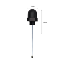 Antenne WiFi 2,4 GHz à profil bas, montée sur vis, étanche, anti-explosion, avec connecteur SMA et câble RG1.13