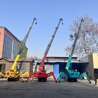 Nouvelle grue araignée sur chenilles CE EPA de 1 à 16 tonnes avec stabilisateurs télescopiques hydrauliques, petite grue araignée à vendre