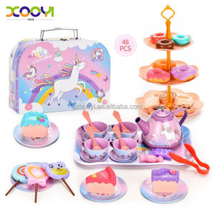 Kit di <span class=keywords><strong>trucco</strong></span> giocattolo finto di plastica <span class=keywords><strong>per</strong></span> ragazze strumenti cosmetici reali <span class=keywords><strong>per</strong></span> bambini <span class=keywords><strong>unicorno</strong></span> principessa bellezza vestire giocattolo - Product Image 6