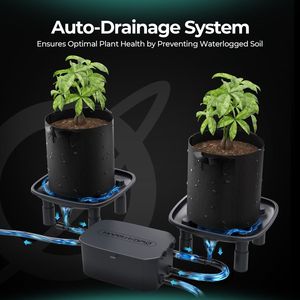 Système d'auto-drainage Mars Hydro avec 4 plateaux de drainage, pompe à eau, sacs de culture pour tentes de culture, serres, jardin - Product Image 2