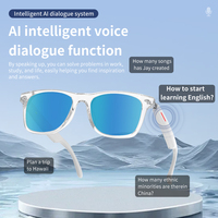 Lunettes intelligentes, appels mains libres, écouteurs musicaux, lunettes anti-lumière bleue, lunettes intelligentes avec traduction vocale sans fil