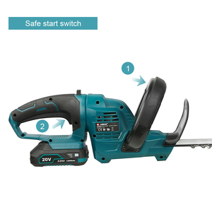 Liangye LCGS777-1 20V Batterie 510MM Double Lame Sans Fil Jardin Outils Débroussailleuse <span class=keywords><strong>Taille</strong></span>-<span class=keywords><strong>Haie</strong></span> Avec Batterie <span class=keywords><strong>Pack</strong></span> - Product Image 4