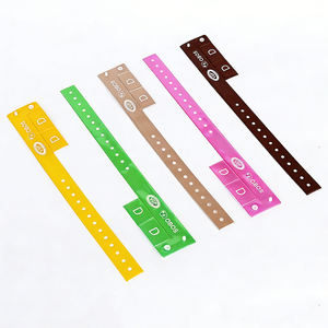 Pulseras de Identificación Personalizadas con Códigos Desprendibles, Pulseras de PVC para Hotel, Pulseras de Vinilo Plástico para Eventos - Product Image 2