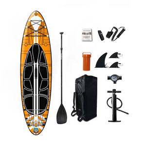 Tabla de <span class=keywords><strong>paddle</strong></span> de pie inflable Sup de forma redonda con mochila, bomba de mano, Correa - Product Image 1