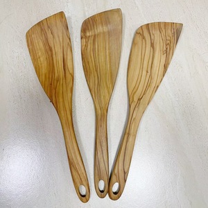 Utensili da Cucina in Legno d'Ulivo: Spatola, Mestolo, Paletta - Strumenti Naturali per Cucinare, Lavabili in Lavastoviglie o Solo a Mano per la Cucina di Casa - Product Image 5