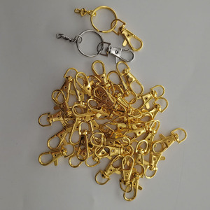Zinc Alloy <b>Snap</b> <b>Hook</b> Keychain Ring Buckle For Bags Chains Keys Handicrafts 10x36mm Shenzhen Made - Product Image 2