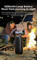 Innovador Altavoz Inalámbrico MP2 con 20W de Potencia, Sonido Envolvente HiFi, Batería de 3600mAh y Efectos de Luz Dinámicos RGB