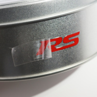 Étiquettes autocollantes en vinyle gaufré métallique durables avec logo personnalisé imprimé UV, autocollant de transfert à feuille d'or pour l'emballage artisanal de bougies