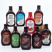 Vente directe usine : Sauce saveur fraise 680ml Anran, ingrédient sucré non laitier pour pâtisserie, confiserie, garniture et bubble tea