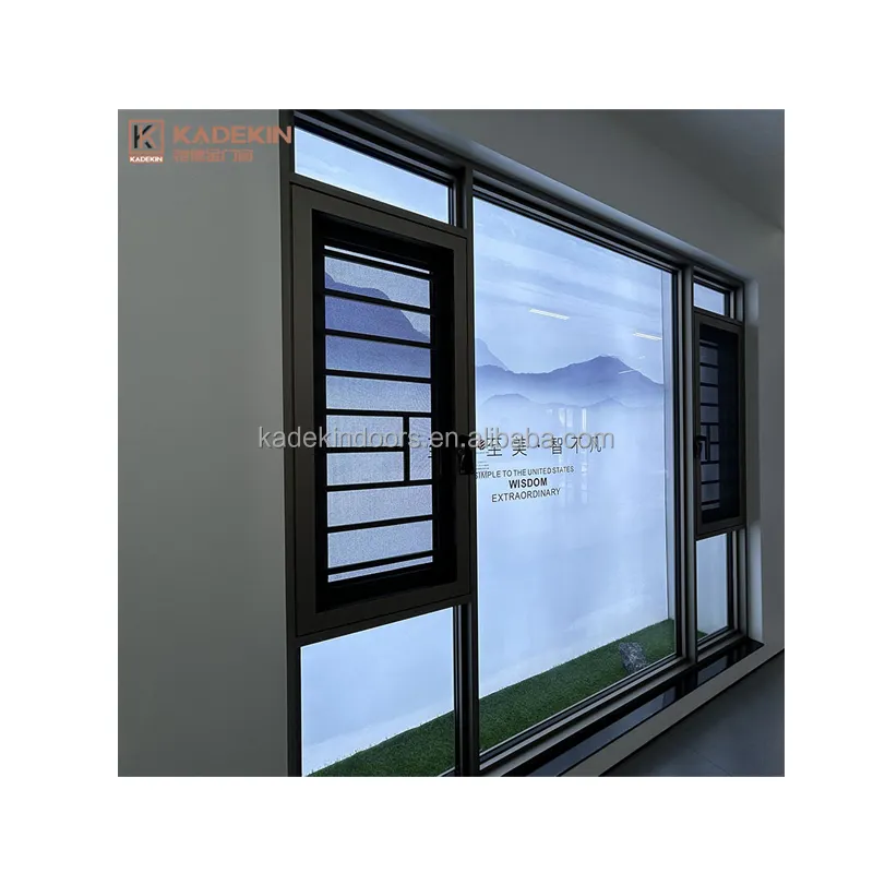 Xiemen KADEKIN Thermal Break Aluminum Windows Double Glazing French Window Triple Glazed Casement House Windows