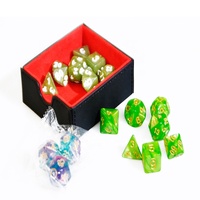 Boîte de rangement carrée en cuir PU personnalisée Rhett pour cartes TCG/Yugioh - Porte-cartes flexible et durable, finition brillante, logo couleur personnalisée