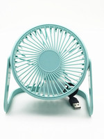 Ventilateur de table pliable USB rechargeable en plastique de 5 pouces à trois vitesses - Ventilateur de refroidissement haute vitesse 5V DC pour la maison, le bureau, la voiture, le camping-car et l'usage domestique